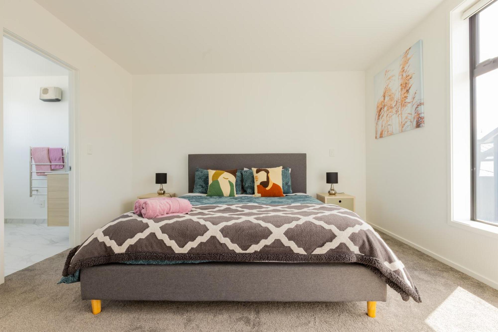 Luxury 2 Bedroom Townhouse By Hagley Park In Cbd Christchurch Buitenkant foto