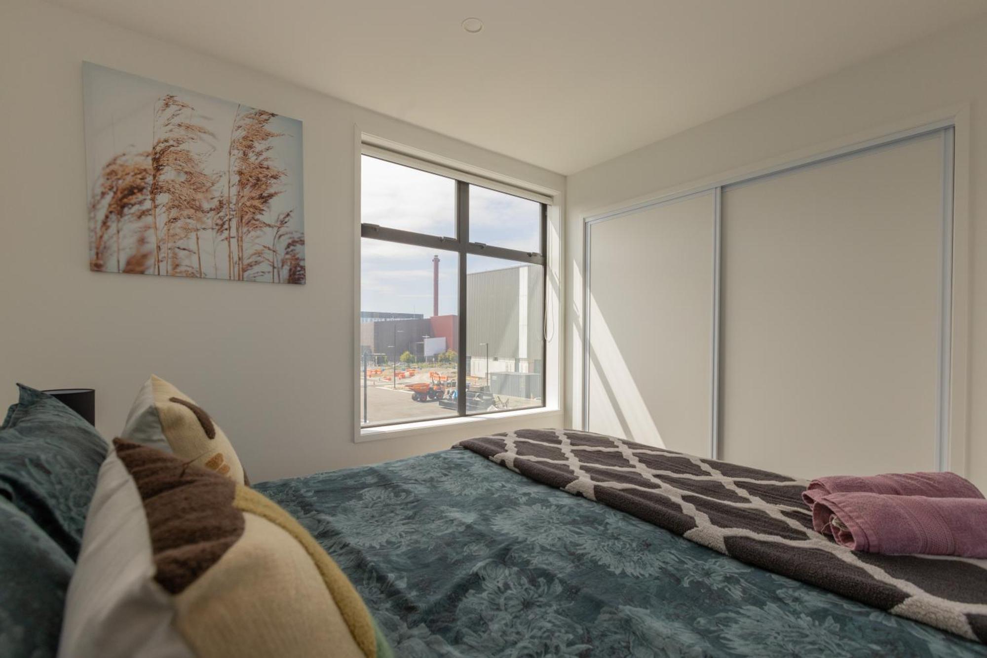 Luxury 2 Bedroom Townhouse By Hagley Park In Cbd Christchurch Buitenkant foto