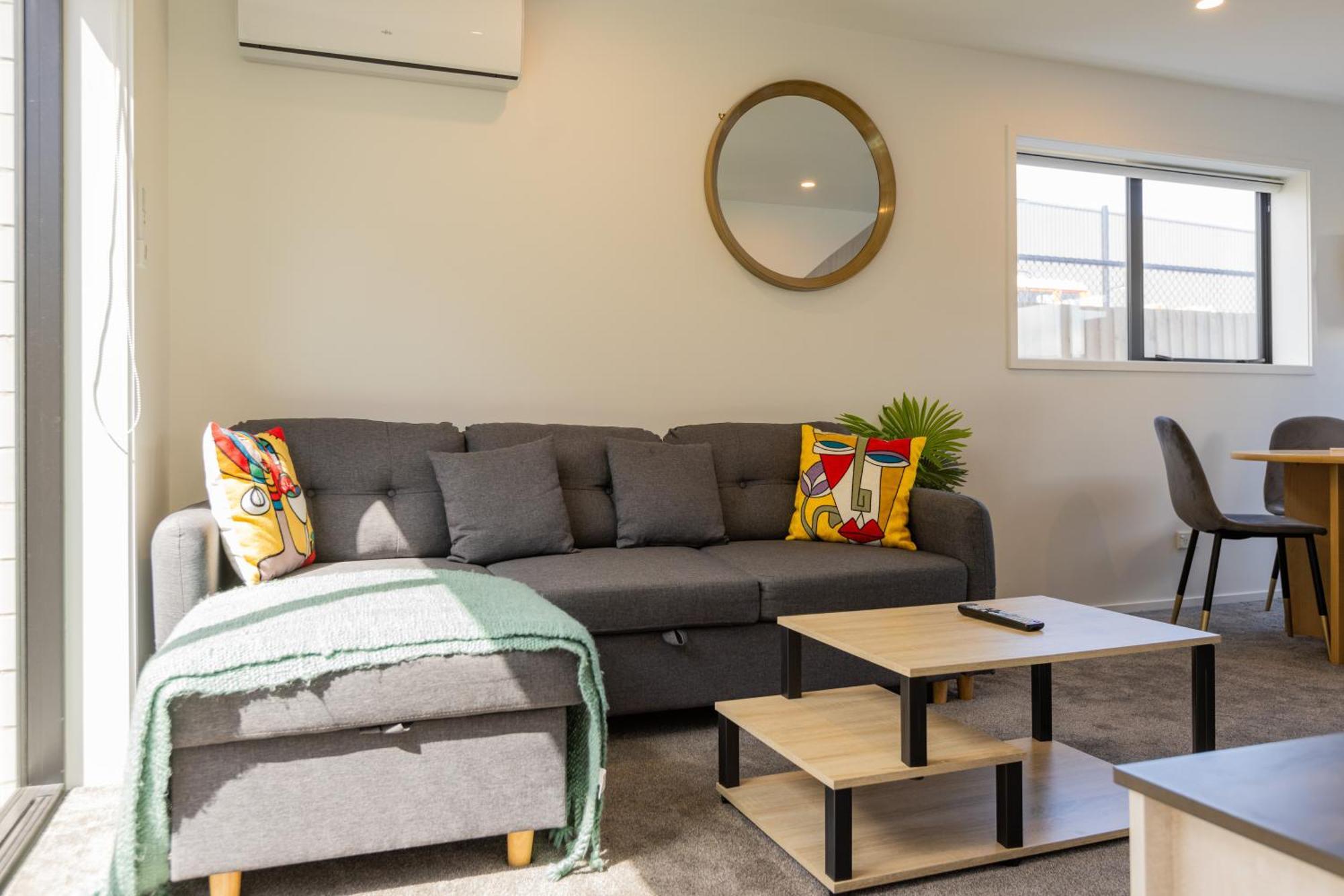 Luxury 2 Bedroom Townhouse By Hagley Park In Cbd Christchurch Buitenkant foto