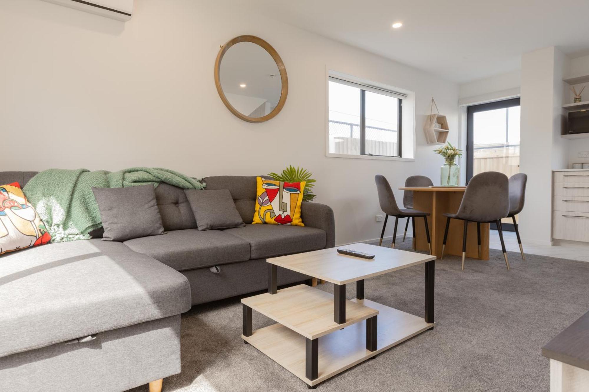 Luxury 2 Bedroom Townhouse By Hagley Park In Cbd Christchurch Buitenkant foto